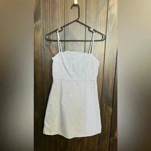 Kimchi Striped Fit and Flare Dress-Nautical Preppy Summer-Size: Medium - Picture 8 of 12